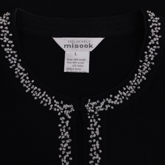 Exclusively Misook Cardigan Sweater - Picture 4 of 4